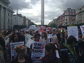 Over 1,000 protest at abortion...